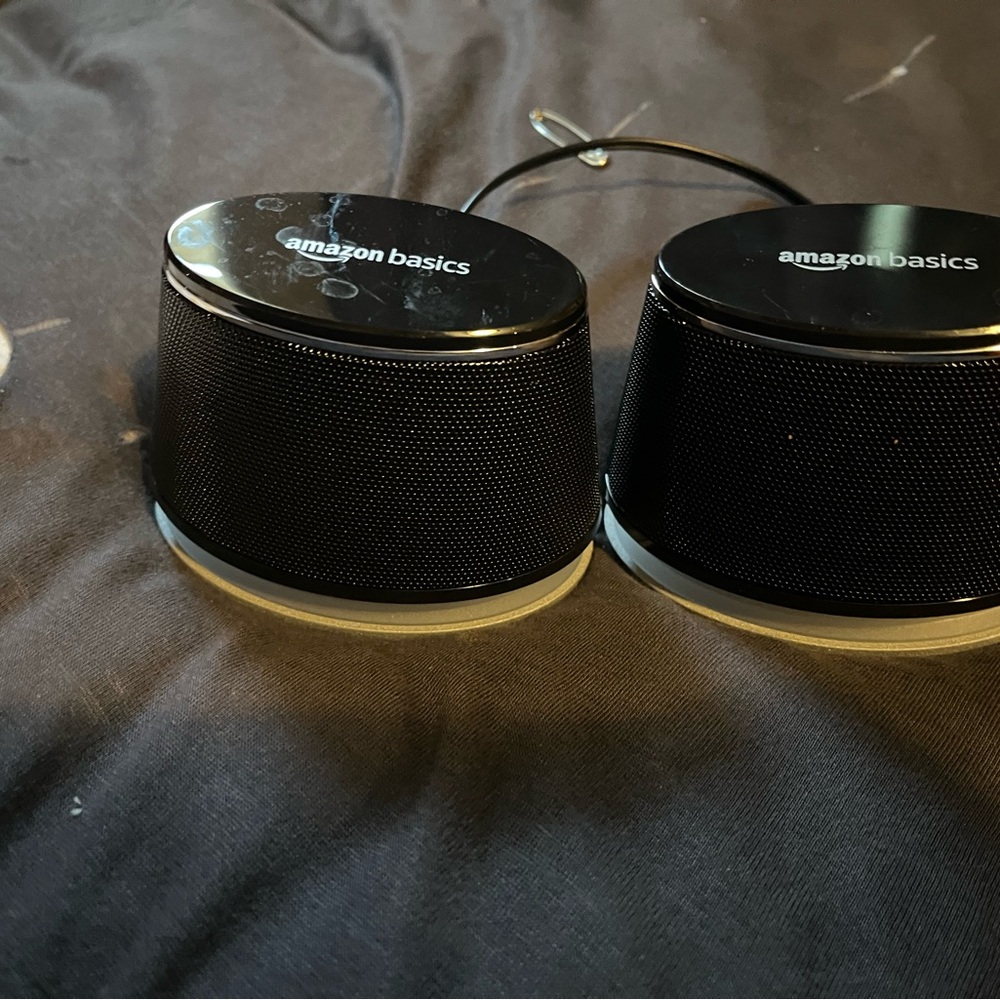 Amazon basics computer speakers